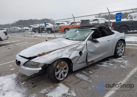 2006 BMW Z4 3.0I z USA, uszkodzony, nr VIN 4USBU33516LW59504